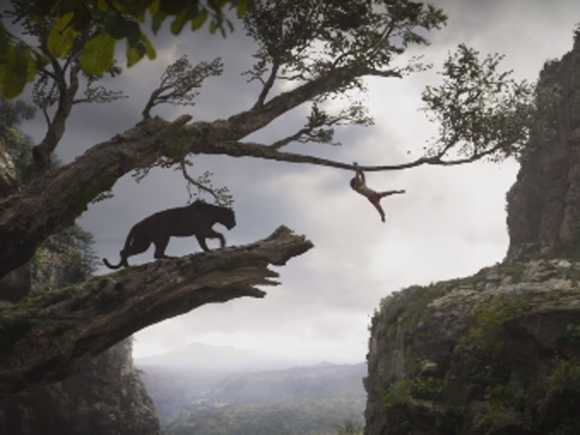 Neel Sethi and Ben Kingsley star as Mowgli and Bagheera in the new Jungle Book.