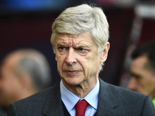 Arsenal manager Arsene Wenger at the match against Bournemouth.(Reuters Photo)