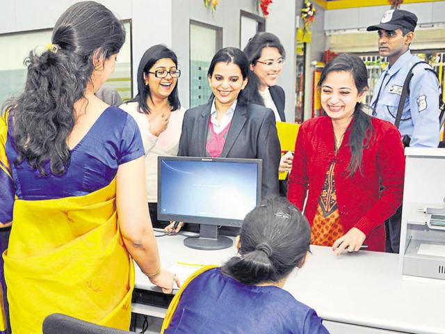 Bharatiya Mahila Bank (BMB) may be absorbed by a state-owned bank within two to three months. (Sonu Mehta/ HT File Photo)