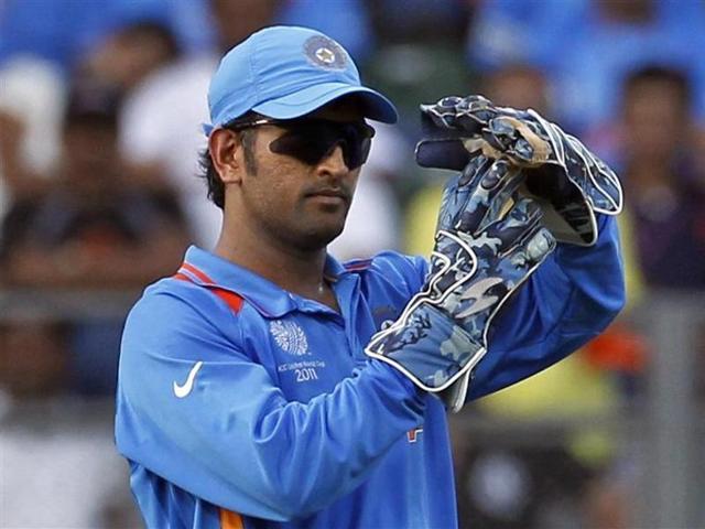 Prince, a six-year-old Golden Retriever, who is part of MCA’s crowd control squad, had received offers for adoption from MS Dhoni.(Reuters Photo)