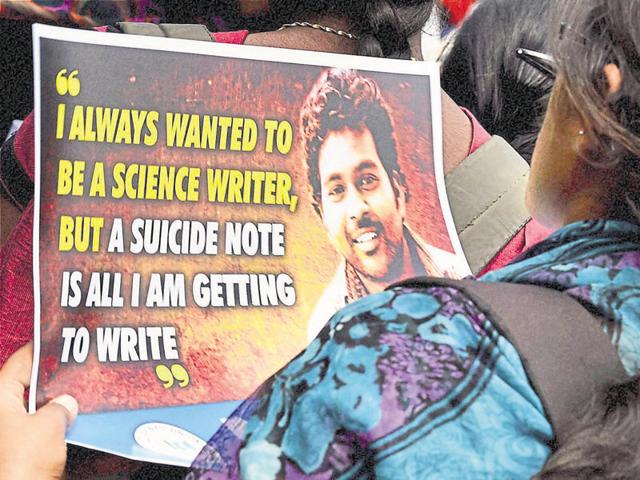 Despite being cleared by a proctorial board, the HCU students were not only suspended from their academic programmes but also socially isolated and financially incapacitated.(PTI Photo)