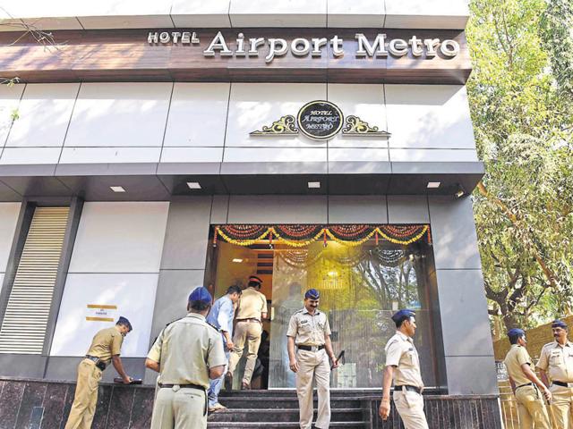 A Gurgaon police team killed Gadoli in an encounter at a hotel in Mumbai’s Andheri area. (Pratham Gokhale/HT Photo) A Gurgaon police team killed Gadoli in an encounter at a hotel in Mumbai’s Andheri area. (Pratham Gokhale/HT Photo)