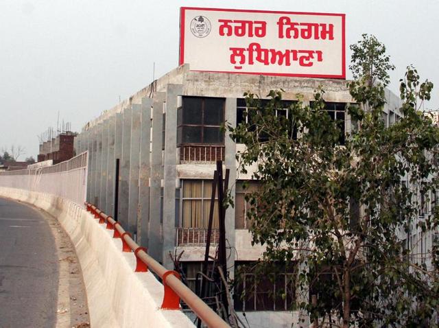 MC headquarters near Mata Rani Chowk in Ludhiana.(HT Photo) MC headquarters near Mata Rani Chowk in Ludhiana.(HT Photo)