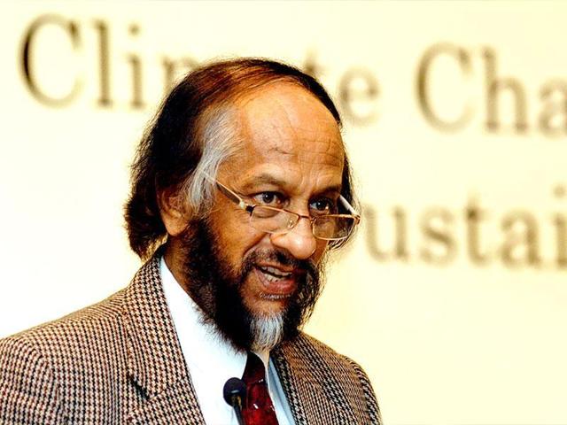 RK Pachauri on Monday assumed a newly created post of executive vice-chairman in TERI even as Mathur replaced him as director-general.(Hindustan Times) RK Pachauri on Monday assumed a newly created post of executive vice-chairman in TERI even as Mathur replaced him as director-general.(Hindustan Times)