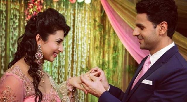 Divyanka and Vivek got engaged last month. (Twitter)