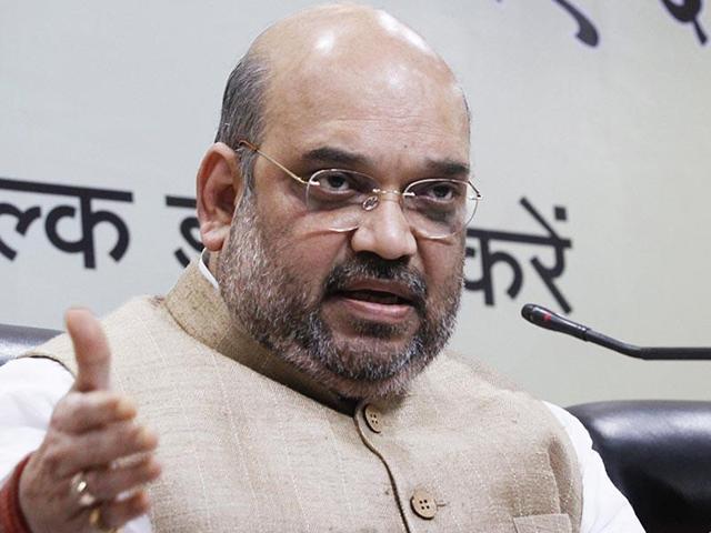 BJP president Amit Shah had a meeting with Punjab BJP leaders on Saturday to discuss the future of the alliance. (HT PHOTO) BJP president Amit Shah had a meeting with Punjab BJP leaders on Saturday to discuss the future of the alliance. (HT PHOTO)