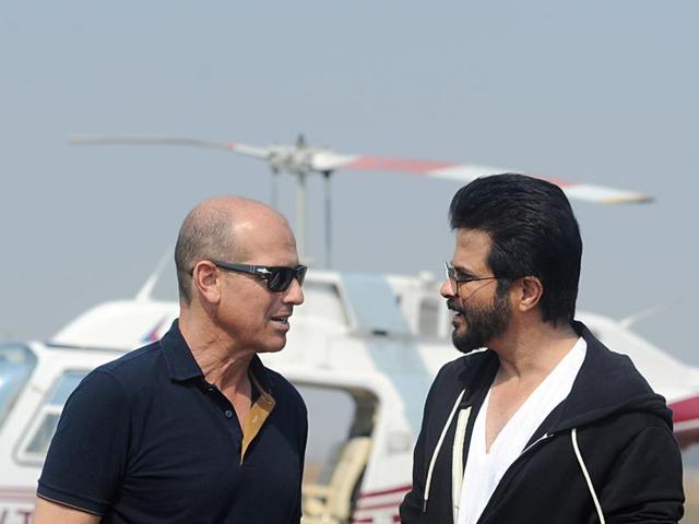 Writer-producer Howard Gordon and actor Anil Kapoor on the sets of second season of the hit counter terrorism show 24. (AFP) Writer-producer Howard Gordon and actor Anil Kapoor on the sets of second season of the hit counter terrorism show 24. (AFP)
