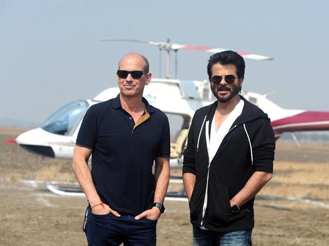 Producer Howard Gordon and Anil Kapoor on location for the second season of Indian version of the TV show 24 in Mumbai. (AFP) Producer Howard Gordon and Anil Kapoor on location for the second season of Indian version of the TV show 24 in Mumbai. (AFP)