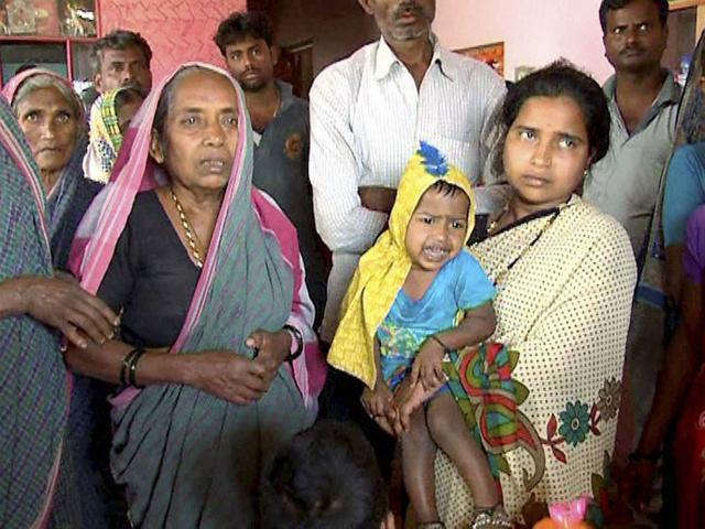 Lance Naik Hanumanthappa Koppad's mother and wife at their home in Betadoor village in Hubli on Tuesday. Hanumanthappa, who is being treated at Army hospital in Delhi, was miraculously found alive after remaining buried under huge mass of snow for six days at Siachen Glacier. (PTI) Lance Naik Hanumanthappa Koppad's mother and wife at their home in Betadoor village in Hubli on Tuesday. Hanumanthappa, who is being treated at Army hospital in Delhi, was miraculously found alive after remaining buried under huge mass of snow for six days at Siachen Glacier. (PTI)