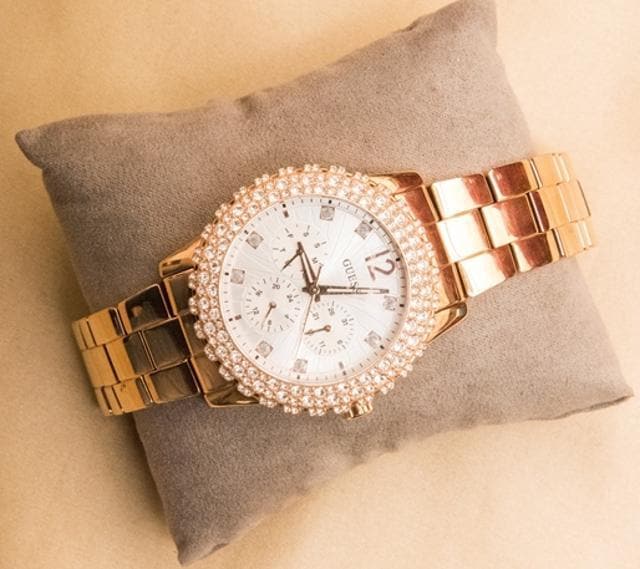 Kashyap’s favourite Guess watch. (Photo: Aalok Soni /HT)