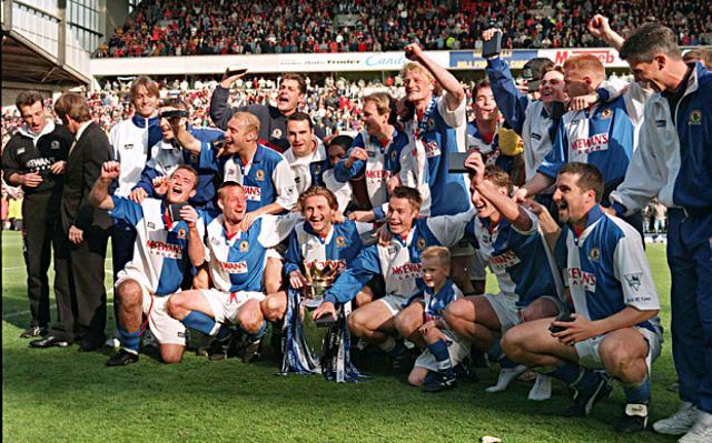 Blackburn Rovers won the English Premier League title in the 1994-95 season. (AFP Photo)