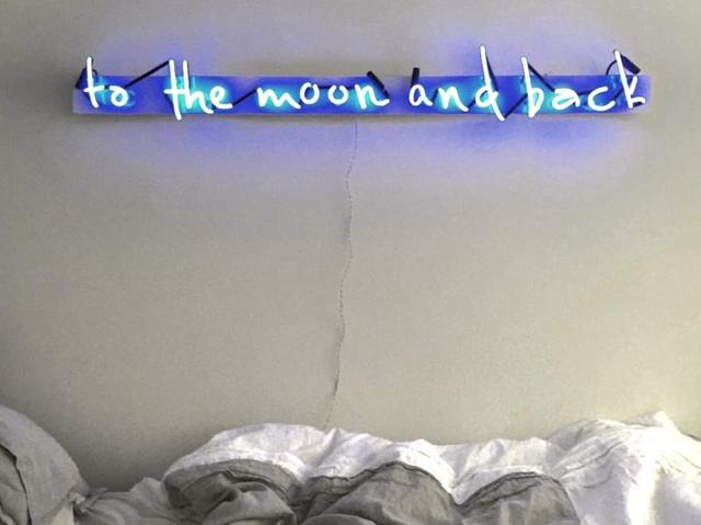 Neon signs. These are the decor object du jour right now. Hang one over your bed, in your kitchen, in your entryway, really anywhere. (PINTEREST) Neon signs. These are the decor object du jour right now. Hang one over your bed, in your kitchen, in your entryway, really anywhere. (PINTEREST)