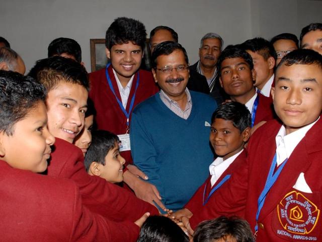 The slew of bills to improve the education sector, including the Fee Regulation Bill and amendment to the Delhi Education Bill to bring transparency to nursery admission, are being touted as “AAP’s education revolution”. (HT Photo)