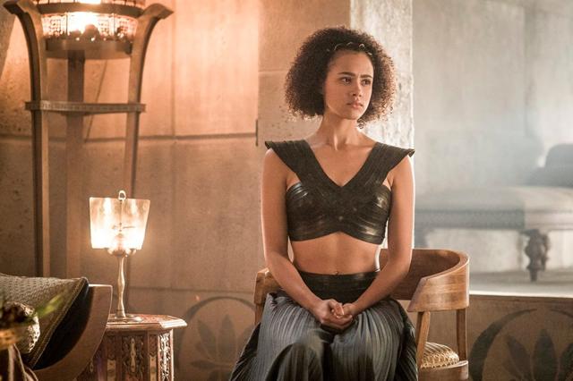 Nathalie Emmanuel as Missandei. (HBO) Nathalie Emmanuel as Missandei. (HBO)