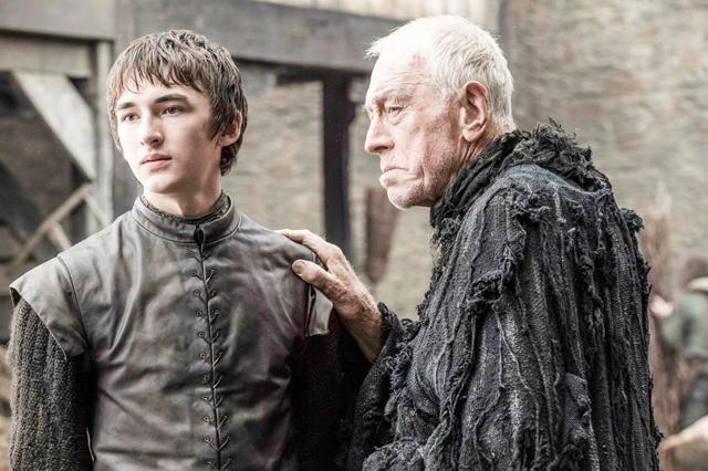 Isaac Hempstead-Wright as Bran Stark and Max von Sydow as the Three-Eyed Raven. (HBO) Isaac Hempstead-Wright as Bran Stark and Max von Sydow as the Three-Eyed Raven. (HBO)