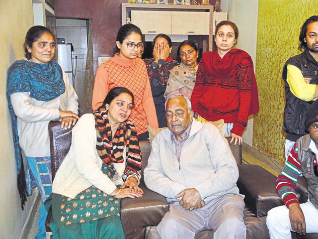 Family members of the 23-year-old said they are waiting for their daughter to return. (Sakib Ali/HT Photo) Family members of the 23-year-old said they are waiting for their daughter to return. (Sakib Ali/HT Photo)