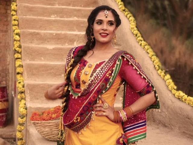 Richa Chadha in a still from Sarabjit.