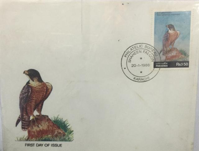 The Shaheen falcon first-day cover on display at PUNPEX 2016. (PHOTO: VIKRAM JIT SINGH) The Shaheen falcon first-day cover on display at PUNPEX 2016. (PHOTO: VIKRAM JIT SINGH)