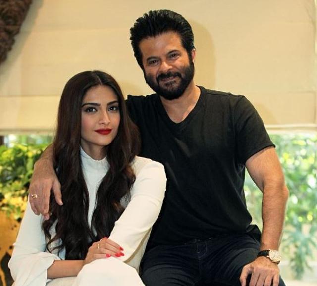 Sonam talks about being compared to her father (Anil Kapoor): You have to keep working hard and put in your 100%, since there will always be comparisons. (HT Photo)