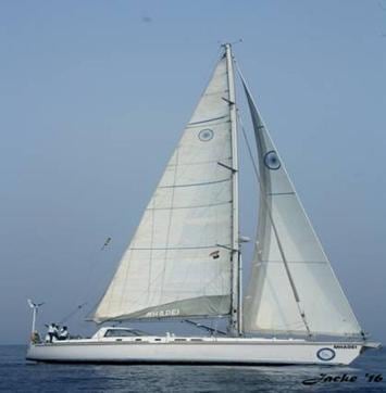 INSV Mhadei had been used by Commander Abhilash Tomy for his own solo, unassisted, non-stop circumnavigation under sail. INSV Mhadei had been used by Commander Abhilash Tomy for his own solo, unassisted, non-stop circumnavigation under sail.