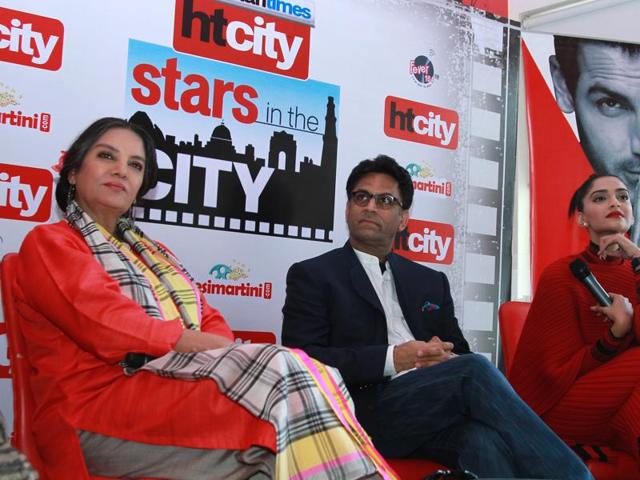 Neerja, also starring Shabana Azmi, is directed by Ram Madhavani. It will release on Friday, February 19. (Waseem Gashroo/ HT Photo) 