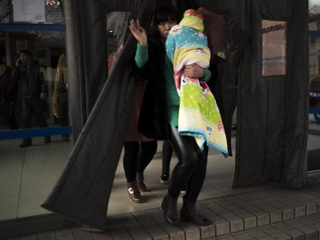 Married couples in China were, from January 1, allowed to have two children after concerns over an ageing population and shrinking workforce ushered in an end to the country's controversial one-child policy. (AFP Photo) Married couples in China were, from January 1, allowed to have two children after concerns over an ageing population and shrinking workforce ushered in an end to the country's controversial one-child policy. (AFP Photo)