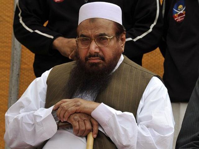 Chief of the Pakistan's outlawed Islamic hardliner Jamaat ud Dawa, Hafiz Mohammad Saeed (AFP File Photo)