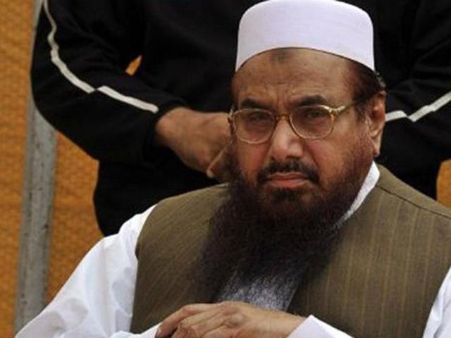 File photo of Chief of the Pakistan's outlawed Islamic hardliner Jamaat ud Dawa, Hafiz Mohammad Saeed.(AFP)