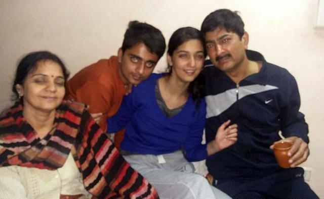 Dipti Sarna with her family. Dipti Sarna with her family.