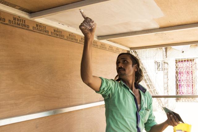 Work in progress: the structure of the Dharavi Design Museum (courtesy: design museum dharavi)