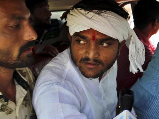 A Patel quota agitation leader is purported to have said in an audio tape that Hardik Patel has misled the community on the reservation issue, and a quota for them is unlikely. (HT Photo) A Patel quota agitation leader is purported to have said in an audio tape that Hardik Patel has misled the community on the reservation issue, and a quota for them is unlikely. (HT Photo)