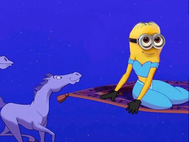 Princess Jasmine Al-Hamed from Aladdin: You know, those little yellow guys from the Despicable Me movies. (twitter) Princess Jasmine Al-Hamed from Aladdin: You know, those little yellow guys from the Despicable Me movies. (twitter)