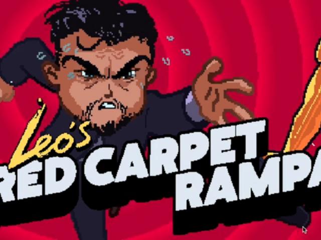 The game’s title screen. You can see the effort DiCaprio’s putting in. The game’s title screen. You can see the effort DiCaprio’s putting in.