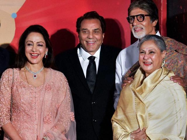 Jaya Bachchan said during the event, “Dharmendra is the only hero whose photograph I kept as a child. So whenever I get a chance to share stage with him, I come very happily. He is an amazing co-artist, amazing human being and an amazing parter for Hema Malini.” (PTI) 
