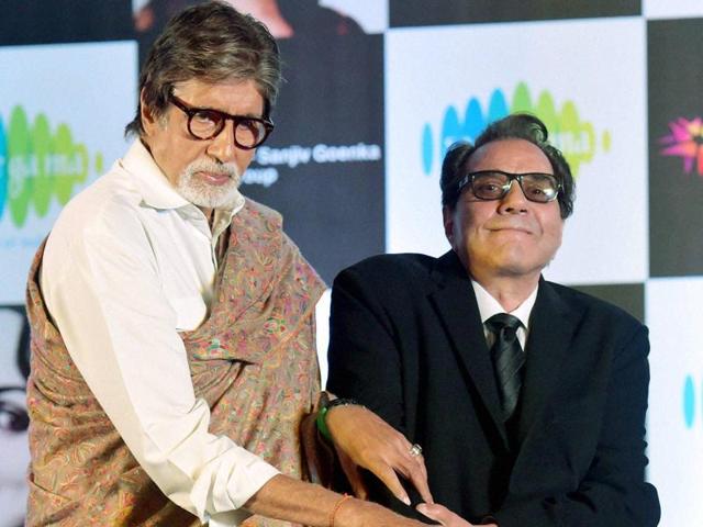 Always vocal about his admiration for megastar Amitabh Bachchan, Dharmendra called his good friend the “engine” of Hindi film industry.  (PTI) 