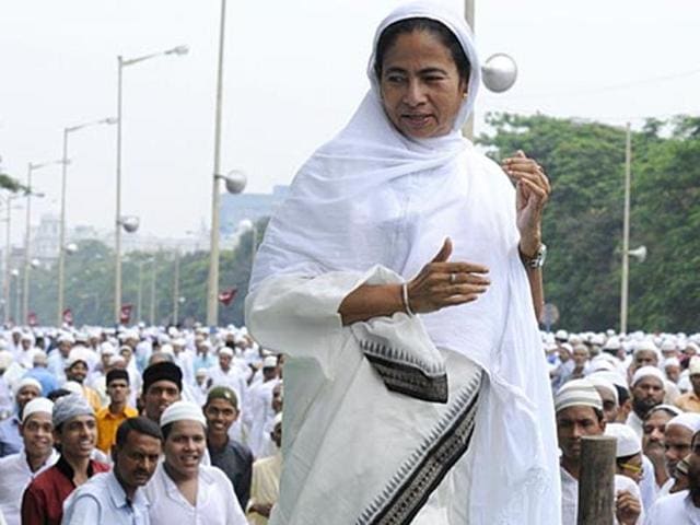Chief minister Mamata Banerjee has reduced the CPI(M) to distant second place. (Subhendu Ghosh/ HT Photo)