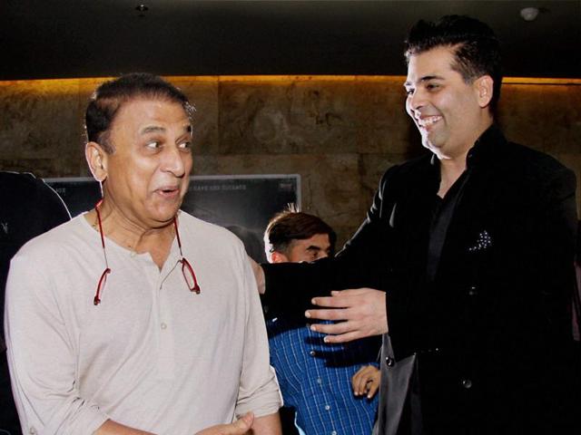 Filmmaker Karan Johar meets former Indian cricket player Sunil Gavaskar at the special screening of Neerja in Mumbai . (PTI) Filmmaker Karan Johar meets former Indian cricket player Sunil Gavaskar at the special screening of Neerja in Mumbai . (PTI)
