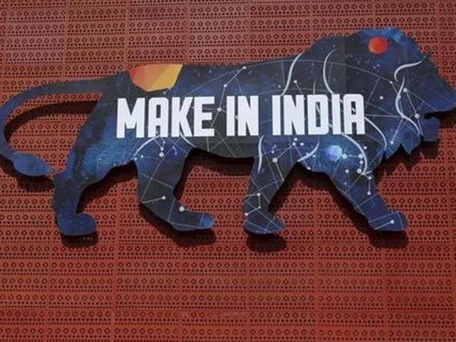 A pavilion at the exhibition centre of the 'Make In India' week in Mumbai. (Reuters Photo)