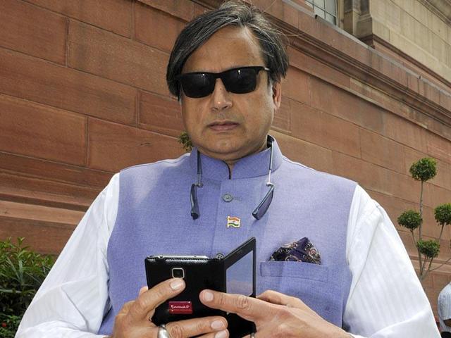 MP Shashi Tharoor has pledged to introduce a private member’s bill in Parliament seeking the repeal of legislation relating to sedition.(HT Photo)