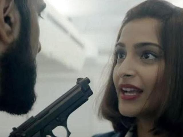 Kapoor plays the courageous air-hostess Neerja Bhanot who was murdered while saving passengers aboard the hijacked PanAm flight in 1986. (Twitter) 