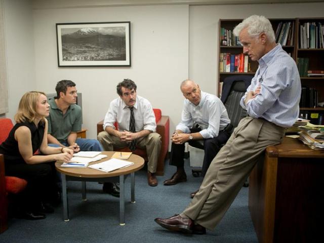 From Hollywood this week we have Spotlight. It boasts of an ensemble cast of Mark Ruffalo, Liev Schreiber, Michael Keaton and Rachel McAdams. (Twitter) From Hollywood this week we have Spotlight. It boasts of an ensemble cast of Mark Ruffalo, Liev Schreiber, Michael Keaton and Rachel McAdams. (Twitter)