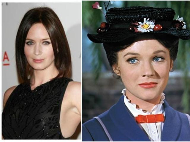 Emily Blunt will play Mary Poppins in a reboot. Emily Blunt will play Mary Poppins in a reboot.