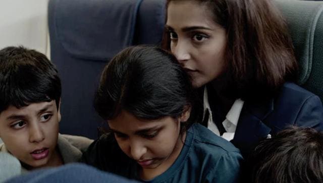 Sonam Kapoor in a still from Neerja. (Youtube grab) Sonam Kapoor in a still from Neerja. (Youtube grab)