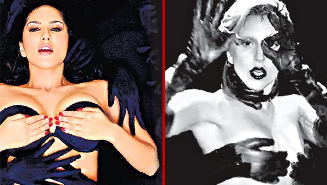 Sunny Leone in Baby Doll looks very similar to Lady Gaga in Applause. Sunny Leone in Baby Doll looks very similar to Lady Gaga in Applause.