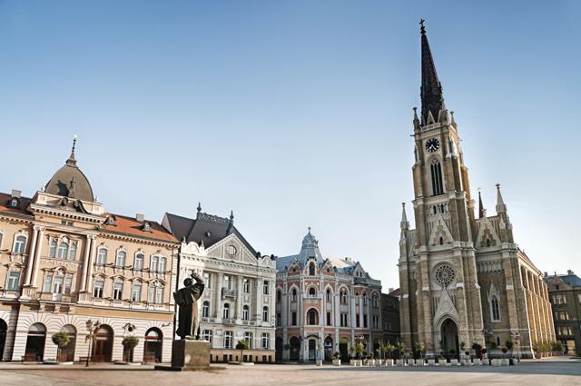 Novi Sad, Serbia: Novi Sad is a city in Serbia on the banks of the Danube River. Atop a riverside bluff stands Petrovaradin Fortress, much of it dating to the 17th and 18th centuries, with an iconic clock tower and a network of tunnels. (AFP) Novi Sad, Serbia: Novi Sad is a city in Serbia on the banks of the Danube River. Atop a riverside bluff stands Petrovaradin Fortress, much of it dating to the 17th and 18th centuries, with an iconic clock tower and a network of tunnels. (AFP)