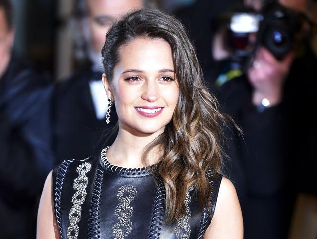Alicia at the British Academy of Film and Television Arts (BAFTA) Awards at the Royal Opera House in London on February 14. (REUTERS)