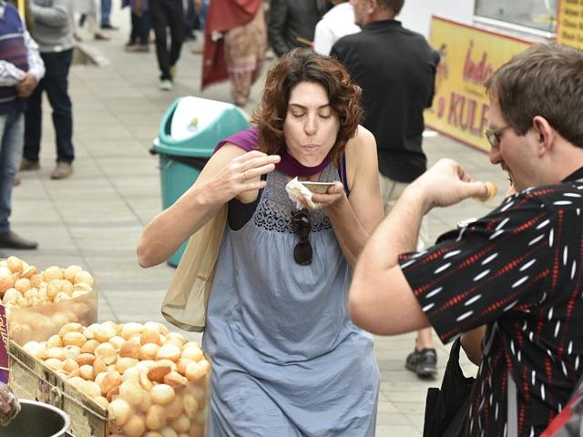 And gol gappas! (Raj K Raj / HT Photo) 