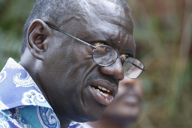 Leader of Uganda's leading opposition party, Forum for Democratic Change Kizza Besigye, has been detained by the police for the third time this week. (REUTERS)