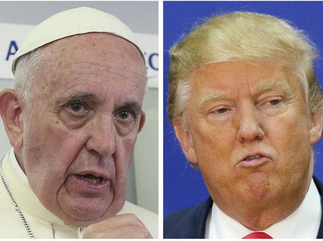 Republican candidate Donald Trump has survived indiscretions that have brought down other candidates, and it seems he will walk away from his fracas with the Pope as well.(AFP Photo) Republican candidate Donald Trump has survived indiscretions that have brought down other candidates, and it seems he will walk away from his fracas with the Pope as well.(AFP Photo)