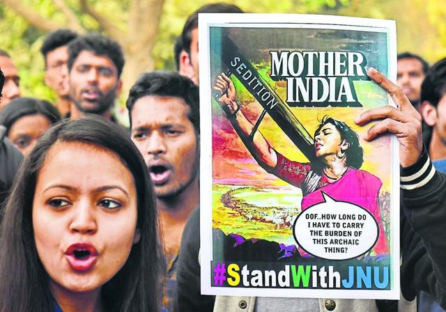 University campuses are places where debate and dissent is to be encouraged not quashed.(Sushil Kumar/ Hindustan Times)